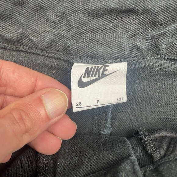 Nike 90’s Vintage Denim Black Jeans Loose Baggy Hip Hop Grunge Men’s Size 28 - Picture 5 of 11